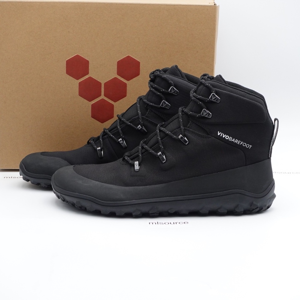 NEW VivoBarefoot Tracker Textile AT Waterproof Shoe Black